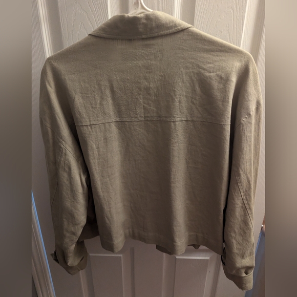 Zara Beige Linen Jacket - XL - Picture 5 of 5